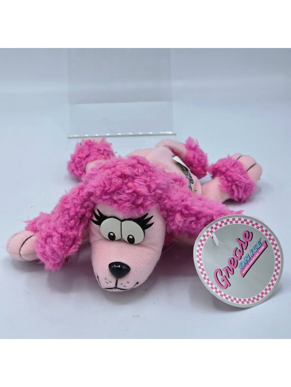 1998 Grease on Ice Pink Poodle Dog 8" Plush North American Tour with Tag